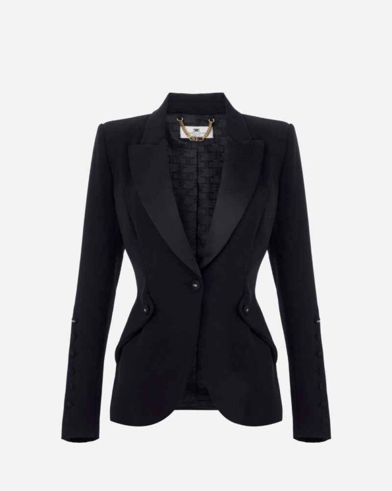 Giacca in crepe leggero