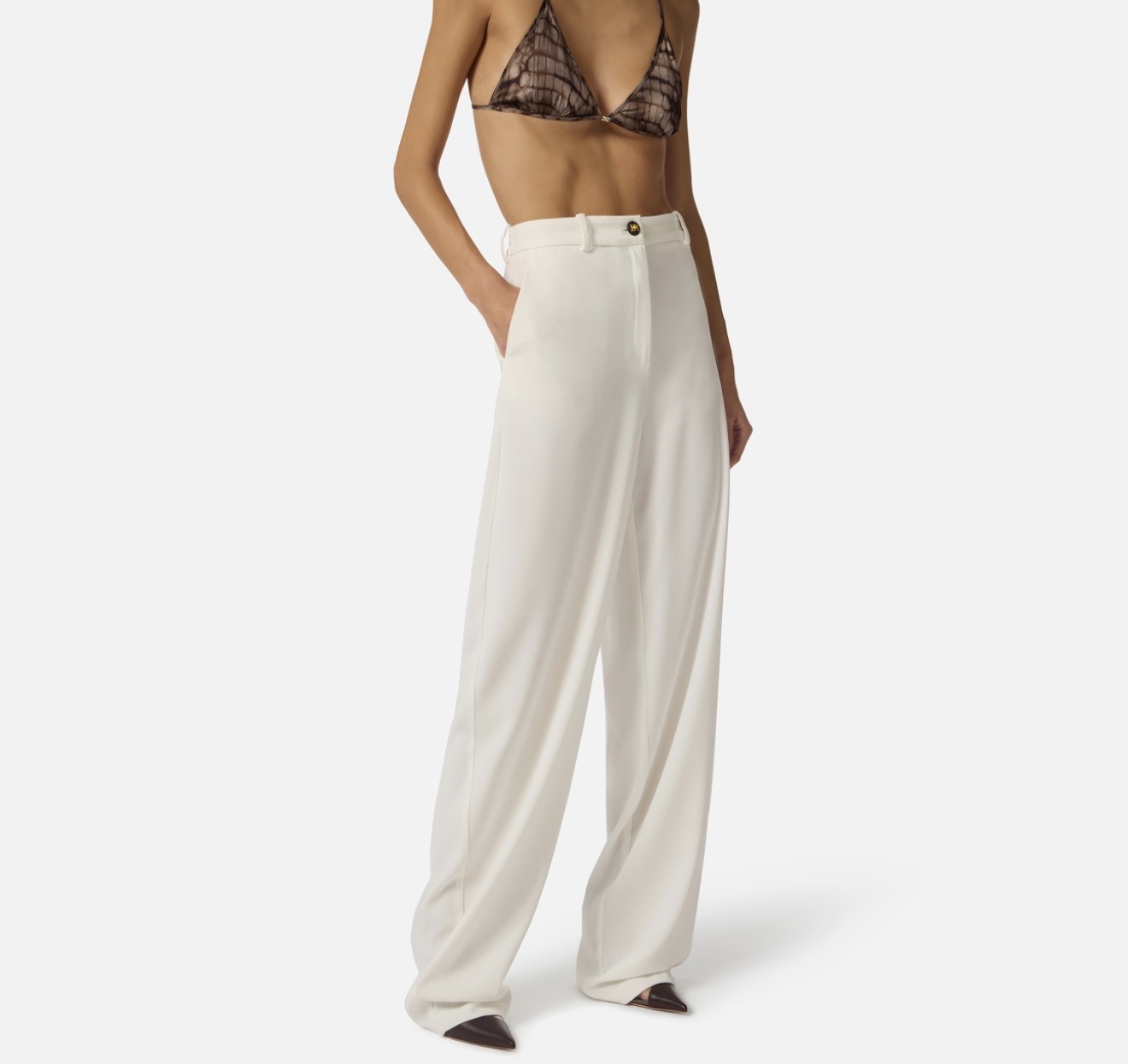 Pantaloni in crepe leggero - immagine 2