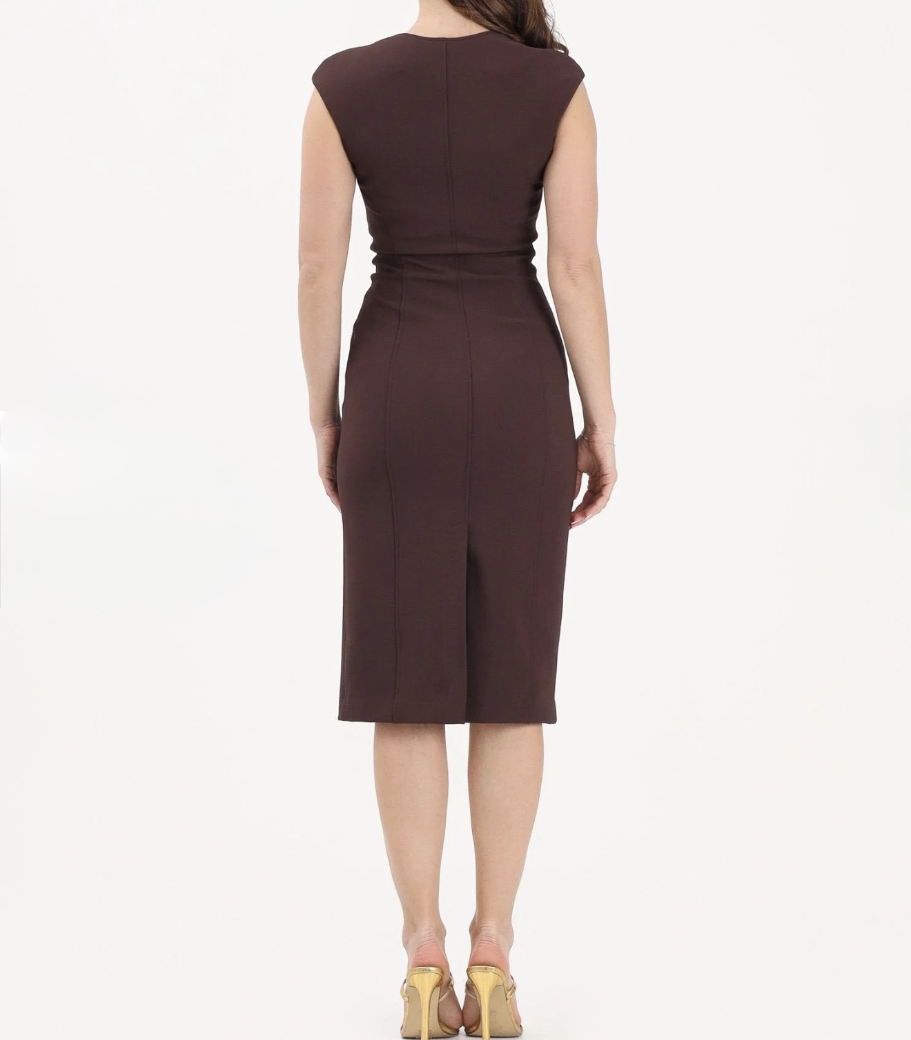 Abito in doppio crepe stretch - immagine 3