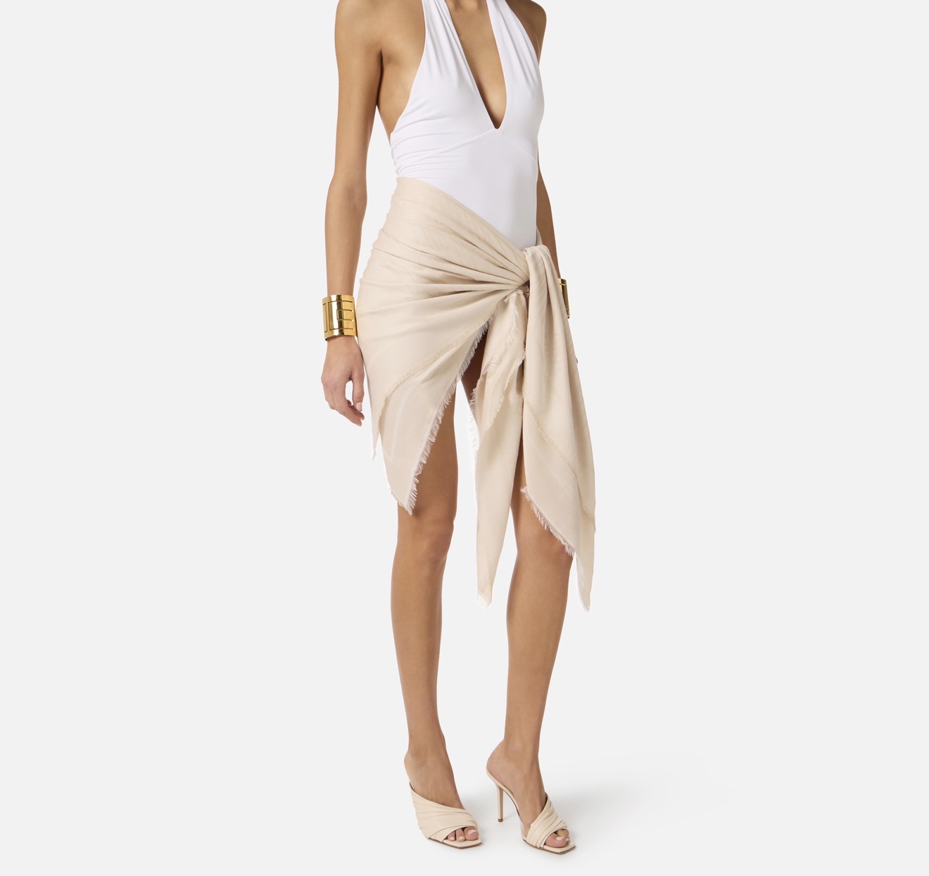 Foulard con lurex - immagine 2