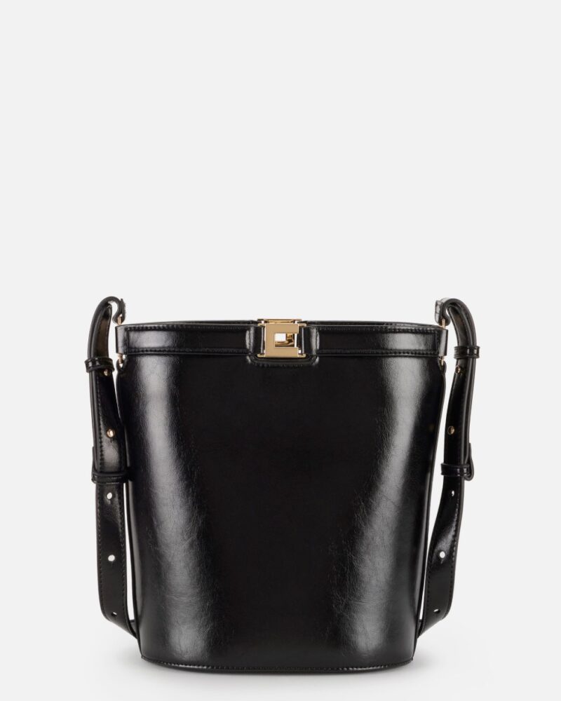 Borsa a secchiello effetto naplak